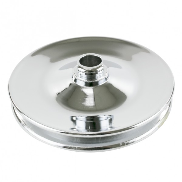 Pulley GM Power Steering Pump Single Groove Chrome Steel 3/4" Shaft