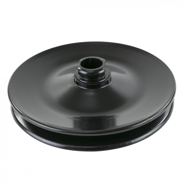 Pulley GM/Ford Power Steering Pump Single Groove Black Steel 3/4" Shaft