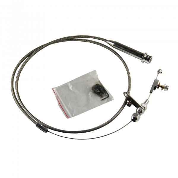 Kickdown Assembly 700-R4 Braided Stainless 24 Inch Long