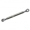 Adjustable Stainless Steel Tension Rods 5-1/2" Long with heim 3/8" Eyelet Ends