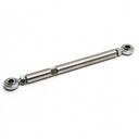 Adjustable Stainless Steel Tension Rods 7" Long with heim 3/8" Eyelet Ends