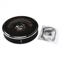 Chrome Air Cleaner 9" Wide x 2" Tall Weber Adm Falcon XE/XF Carb Black Element