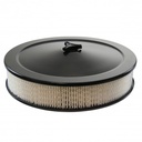 Black Air Filter Cleaner 14" x 3" Holley or Holden Quadrajet Base Paper Element