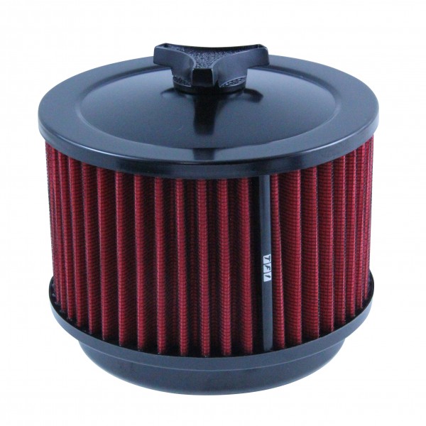 Black Air Cleaner 6-3/8" Wide x 4" Tall 5-1/8" Holley Edelbrock Red Element