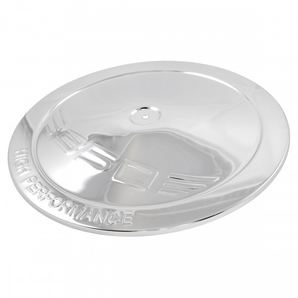 Filter Lid Top Chrome Steel suits 14" Inch 350 Logo Air Cleaner Replacement