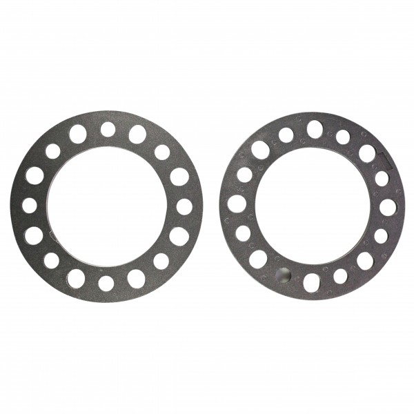 Wheel Spacer Billet Cast 8 Hole-Pair. 8mm thick, 205mm OD, 124mm ID
