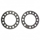 Wheel Spacer Billet Cast 8 Hole-Pair. 8mm thick, 205mm OD, 124mm ID