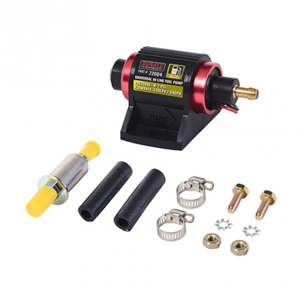 Derale Universal Fuel Pump (E85/E100/M100/Racing Fuel) 130LPH 4-7 PSI