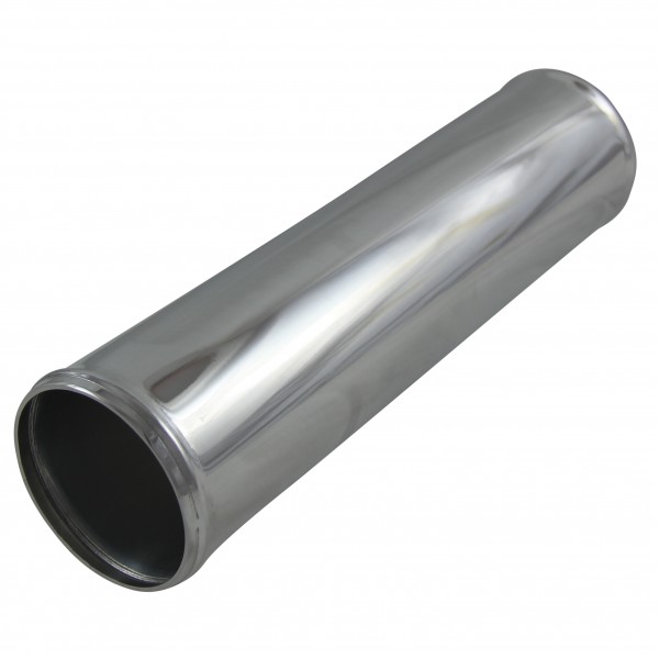 Intake Pipe Intercooler 3" (76mm) OD Straight Polished Alloy Pipe 12" (300mm)