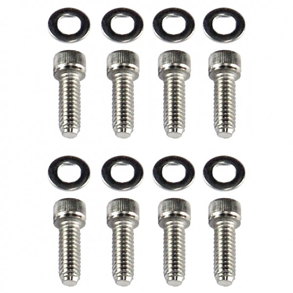 Valve Cover Bolts Holden 6 Chrome Socket Head Long suit Alloy Covers-Set