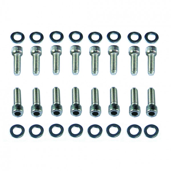 Valve Cover Bolts Ford Cleveland V8 Chrome Socket Head suit Steel Covers-Set