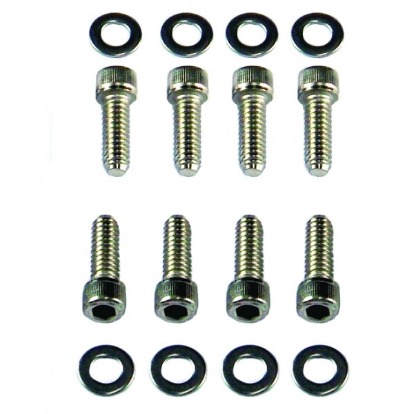 Valve Cover Bolts Chevrolet Sm Blk Chrome Socket Head Long suit Alloy Covers-Set