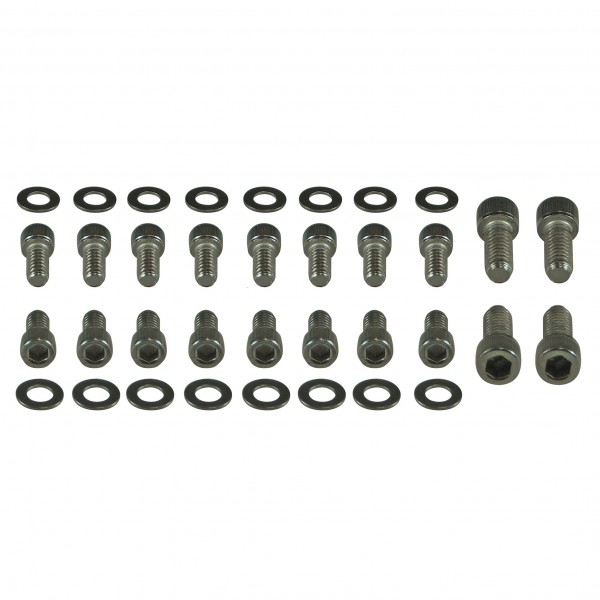 Oil Pan Bolt Kit Holden V8 253-308 Chrome Socket Head with Washers