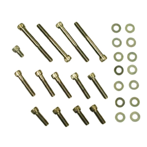 Bolt Kit Ford Cleveland 302-351 Water Pump Chrome Socket Head