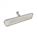 Ball Milled Aluminum Interior Windshield Rear View Mirror " Polished