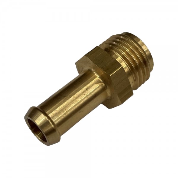 Brass Inv Male Tail 3/8" Hose to 1/2" - 20 UNF Thread  suit 5/16" Tube