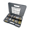 Brass Straight Male Joiner and 3-Way Brass Tee Fittings Grab Kit - 22 Piece