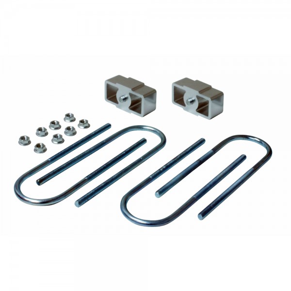 Lowering Block Kit 1.5" (40mm), 13mm Top 16mm Bottom Locating Pins, 65mmx12mm Ubolts - Nissan 1200/ 120Y/ 180B Wagon/ 200B Wagon