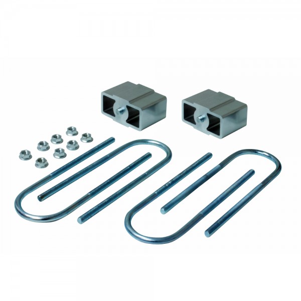 Lowering Block Kit 3" (75mm), 13mm Top 16mm Bottom Locating Pins,  85mmx14mm Ubolts - Holden Rodeo , Nissan Navara  / Pickup , Toyota Hilux