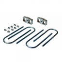 Lowering Block Kit 1" (25mm), 13mm Locating Pins, 85mmx12mm Ubolts - Ford Courier, Mazda Bravo, Mitsubishi Delica/L200/Triton 2WD