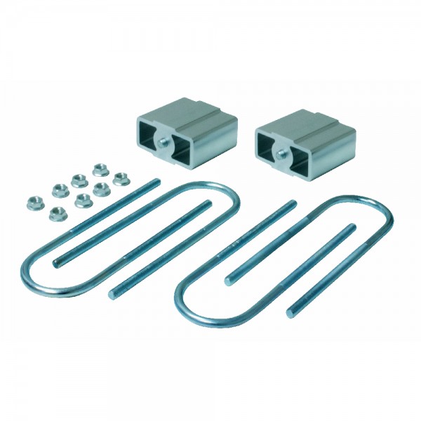 Lowering Block Kit 4" (100mm), 16mm Locating Pins, 85mmx14mm Ubolts - Toyota Hiace, Ford Ranger 2WD