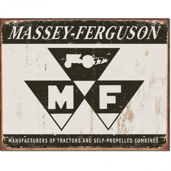 Massey-Ferguson MF Metal Sign Reproduction 41cm x 32cm