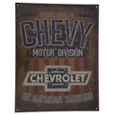 Chevy Chevrolet Motor Division Metal Sign Reproduction 32cm x 41cm