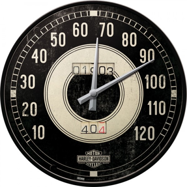Wall Clock Harley Davidson Speedo - 30cm