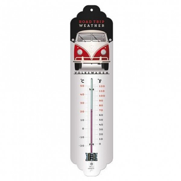 Thermometer VW Good in Shape C+F 6.5cm x 28cm In Hang Sell