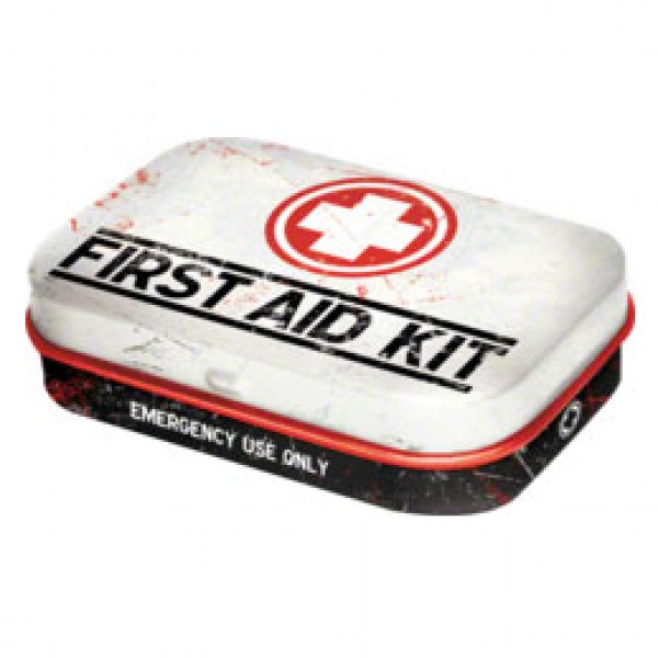 MintBox: First Aid Kit Size:4 x 6 x 1.6cm comes with sugar free mints 34gm