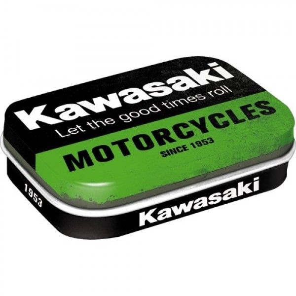 MintBox: Kawasaki Motorcycles Size:4x6 x1.6cm sugar free mints 34gm
