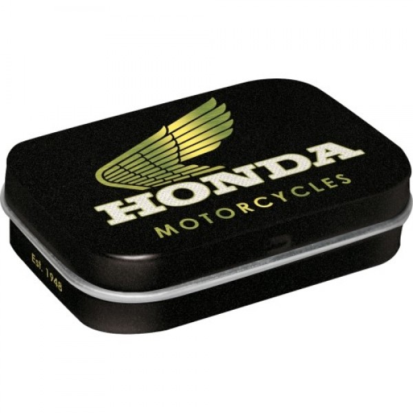 MintBox: Honda MC Motorcycles Gold Size:4x6 x1.6cm sugar free mints 34gm