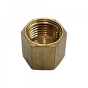 Brass Compression Nut 1/4" (6.3mm) Hose Tube with 7/16" x24 Female BSP Thread