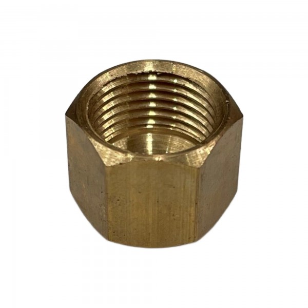 Brass Compression Nut 5/16" (7.9mm) Hose Tube with 1/2" (18.6mm)x24 BSP Thread