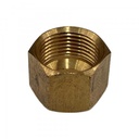 Brass Compression Nut 3/8" (9.5mm) Hose Tube with 9/16"x24 Female BSP Thread