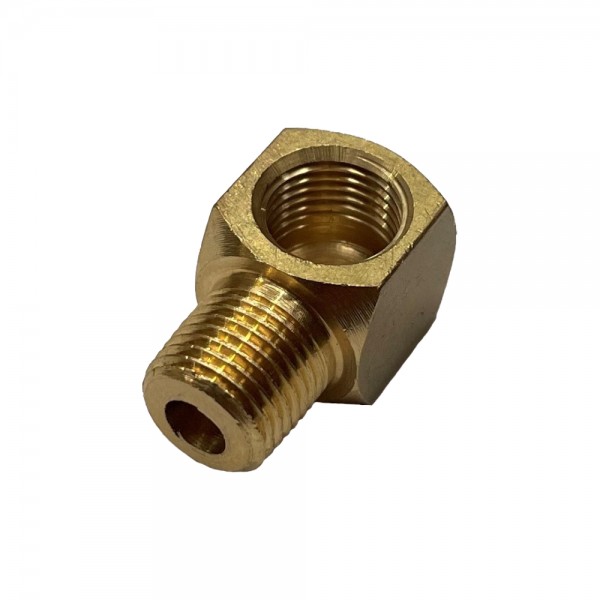 Brass Elbow 1/8" (9.7mm) Male BSP Thread and 1/8" (8.6mm) Female BSP Thread