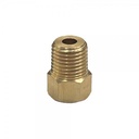 Brass Male Inverted Flare Union 3/16" (4.8mm) Hose Tube to 1/8" (9.7mm) Male BSP Thread