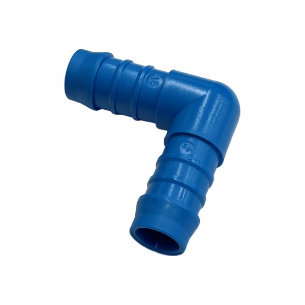 Nylon Plastic Male Elbow Joiner 5/8" (15.9mm) Barbed Hose Tube Ends