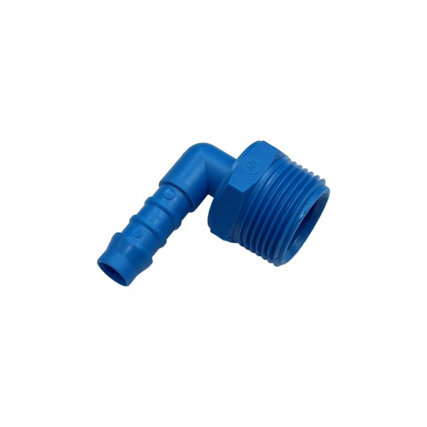Nylon Plastic Male Elbow Fitting 3/8 9.5mm Hose Tube End X 3/4 26.4mm Male BSP 