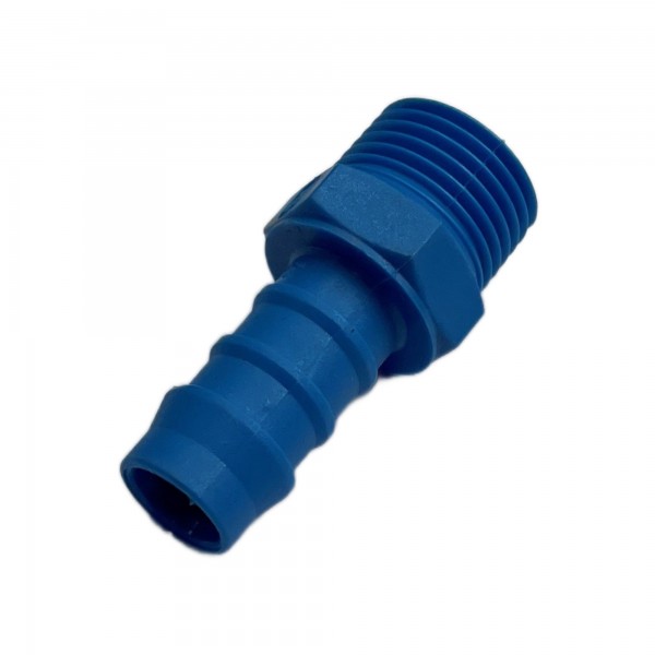 Nylon Plastic Male Fitting 9/16" 14mm Hose Tube End to 3/8" 16.7mm Male BSP 