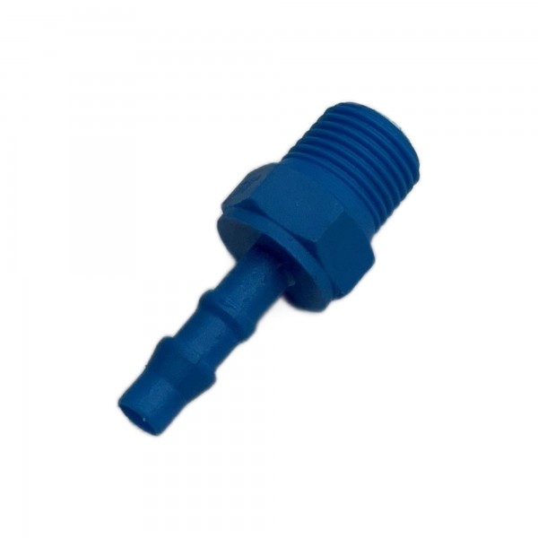 Nylon Plastic Male Tail Fitting 5/32" (4mm) Hose Tube End to 1/8" (9.7mm) Male BSP Thread