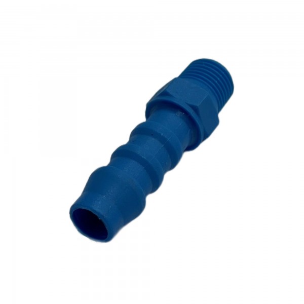 Nylon Plastic Male Tail Fitting 5/16" (7.9mm) Hose Tube End to 1/8" (9.7mm) Male BSP Thread