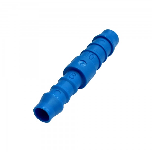 Nylon Plastic Straight Reducing Joiner 3/8" 9.5mm to 5/16" 7.9mm Hose Tube End