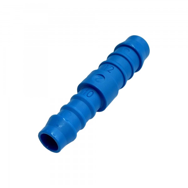 Nylon Plastic Straight Reducing Joiner 1/2" 12.7mm to 3/8" 9.5mm Hose Tube End