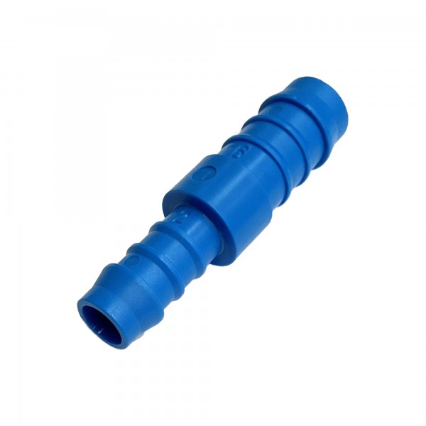 Nylon Plastic Straight Reducing Joiner 5/8" (15.9mm) to 1/2" (12.7mm) Hose Tube End