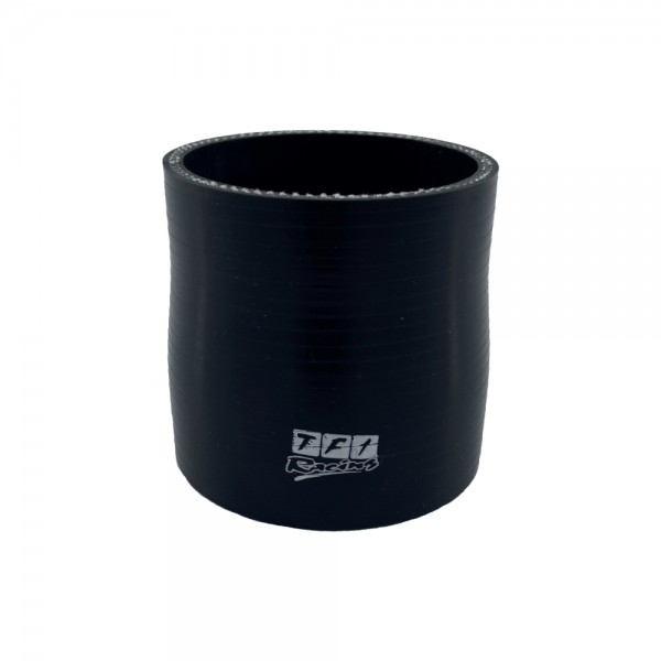 Silicone Hose Black Reducer Coupling 76 to 63mm (3" to 2.5") ID, 76mm Length