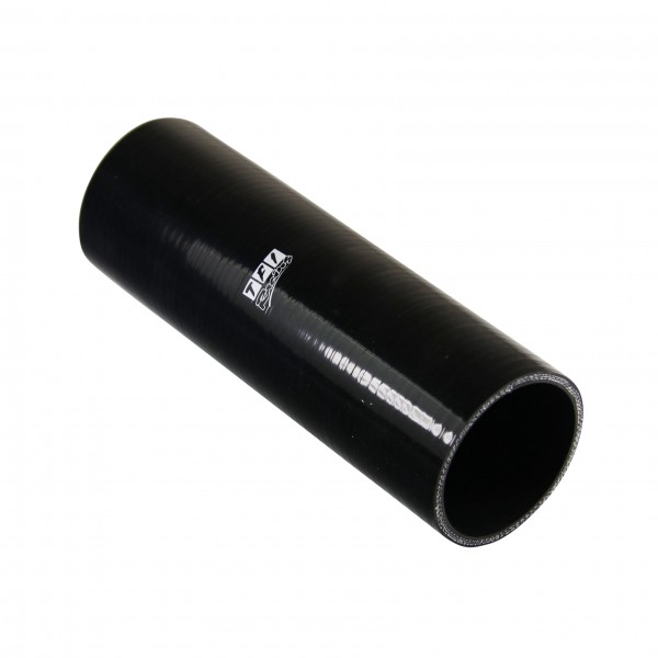 Silicone Hose Black Coupling Straight 25mm (1") ID, 250mm (10") Length
