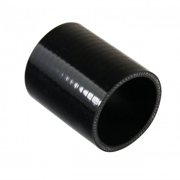 Silicone Hose Black Coupling Straight 57mm (2-1/4") ID, 76mm (3") Length