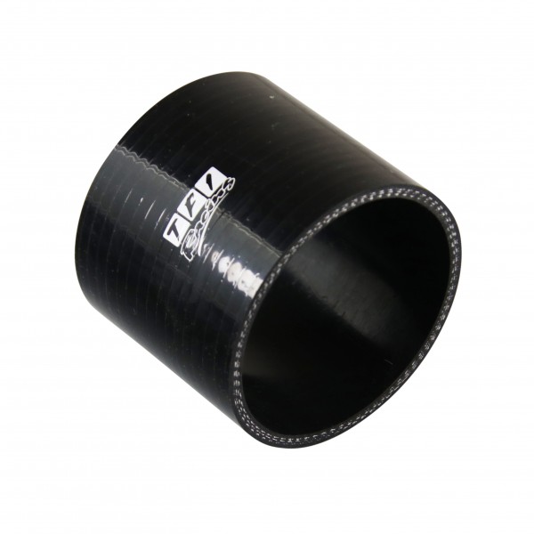Silicone Hose Black Coupling Straight 80mm (3-1/8") ID, 76mm (3") Length
