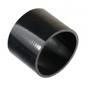 Silicone Hose Black Coupling Straight 83mm (3-1/4") ID, 76mm (3") Length